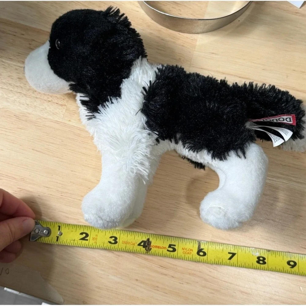 Douglas Border Collie black white stuffed animal plush toy‎ 8